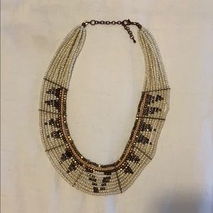 Anthropologie Beaded Statement Necklace
